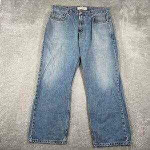 Levis 569 Jeans Mens 34x30 Blue Loose Straight Baggy 2000s Skater Y2K Denim